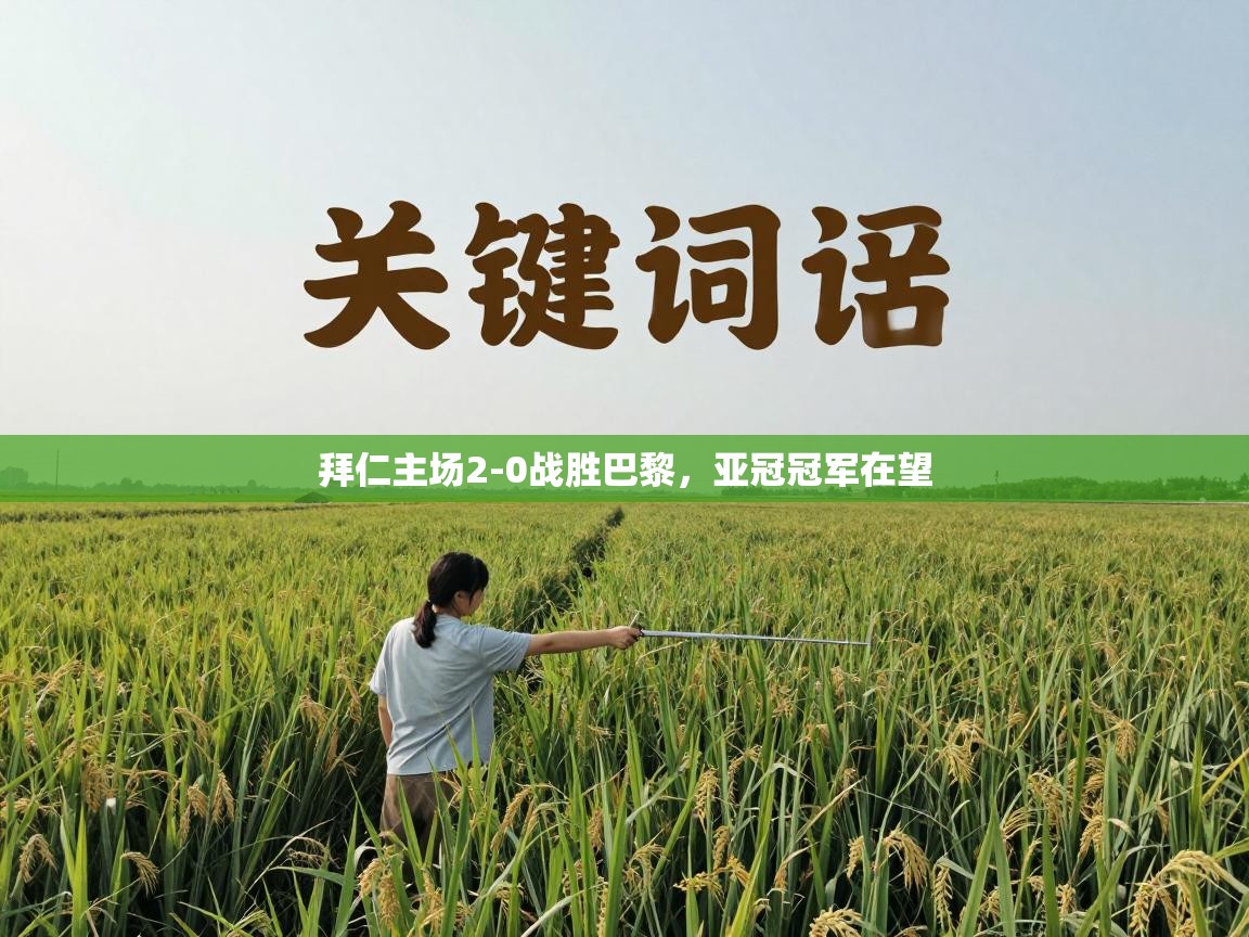 拜仁主场2-0战胜巴黎，亚冠冠军在望  第1张